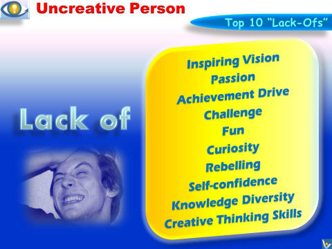 Uncreative Person: Barriers To Creativity