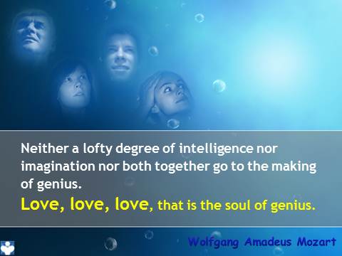 Mozart quotes - Genius Love